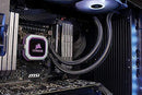 CORSAIR HYDRO Series H115i PRO RGB AIO Liquid CPU Cooler,280mm, Dual ML140 PWM Fans, Intel 115x/2066, AMD AM4