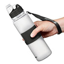 Nomader Collapsible Water Bottle - Leak Proof Twist Cap - BPA Free, 22 oz