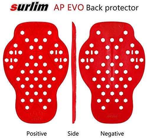 Surlim Back Protector CE Insert Armor Motorcycle Jacket Replacement Pads