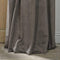 Half Price Drapes VPCH-184005-108-GRBO Signature Grommet Blackout Velvet Curtain, Natural Grey, 50 X 108