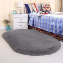 PAGISOFE Ultra Soft 4.5cm Velvet Bedroom Rugs Kids Room Carpet Modern Shaggy Area Rugs Home Decor 2.6' X 5.3', Hot-Pink