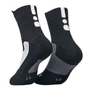 DISILE Elite Basketball Socks, Cushioned Dri-Fit Athletic Crew Socks - Thick Sports Socks For Men & Women