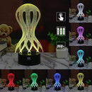 3D Illusion Animal Giraffe Remote Control LED Desk Table Night Light Lamp 7 Color Touch Lamp Kiddie Kids Children Family Holiday Gift Home Office Childrenroom Theme Decoration by HUI YUAN