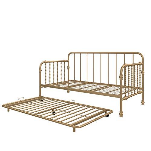 Little Seeds Monarch Hill Wren Metal Twin, Gold Bed