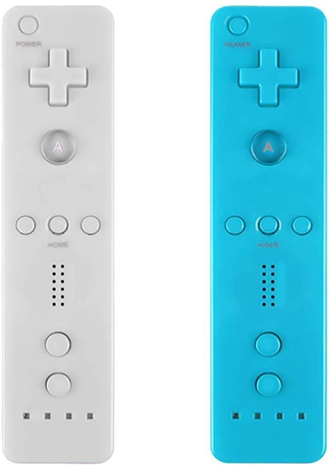 Yosikr Wireless Remote Controller for Wii Wii U - 4 Packs Pink+Red+Deep Blue+Blue