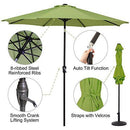 Grand Patio 10 FT Super Sturdy Aluminum Patio Umbrella, UV Protected Outdoor Umbrella, Green