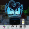 3D Illusion Animal Giraffe Remote Control LED Desk Table Night Light Lamp 7 Color Touch Lamp Kiddie Kids Children Family Holiday Gift Home Office Childrenroom Theme Decoration by HUI YUAN