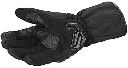 oubaiya Steel Outdoor Reinforced Brass Knuckle Motorcycle Motorbike Powersports Racing Textile Safety Gloves (Black, XX-Large)