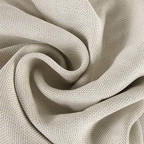 HPD Half Price Drapes BOCH-LN1857-84-DW Faux Linen Extra Wide Blackout Room Darkening Curtain, 100 X 84, Oatmeal