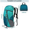 G4Free Lightweight Packable Hiking Backpack 40L Travel Camping Daypack Foldable