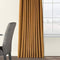 Half Price Drapes VPCH-VET1211-84 Signature Doublewide Blackout Velvet Curtain, Amber Gold, 100 X 84