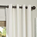 Half Price Drapes VPCH-184005-108-GRBO Signature Grommet Blackout Velvet Curtain, Natural Grey, 50 X 108