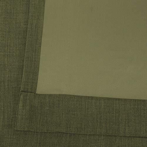 HPD Half Price Drapes BOCH-LN1857-84-DW Faux Linen Extra Wide Blackout Room Darkening Curtain, 100 X 84, Oatmeal