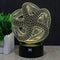3D Illusion Animal Giraffe Remote Control LED Desk Table Night Light Lamp 7 Color Touch Lamp Kiddie Kids Children Family Holiday Gift Home Office Childrenroom Theme Decoration by HUI YUAN