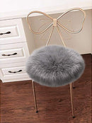 PAGISOFE Soft Faux Sheepskin Fluffy Rugs for Bedroom Kids Room, High Pile Faux Fur Area Rug Bedside Floor Carpet Photography, 3x5 Feet Rectangular Grey