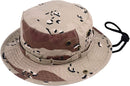 Summer Bucket Cap, Sun Hat Chinstrap, Outdoor Hunting Fishing Safari Boonie Hat