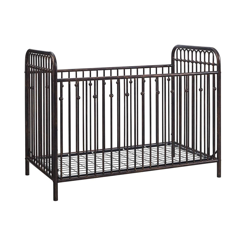 Little Seeds Monarch Hill Ivy Metal Crib, Gold