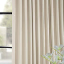 HPD Half Price Drapes BOCH-LN1857-84-DW Faux Linen Extra Wide Blackout Room Darkening Curtain, 100 X 84, Oatmeal