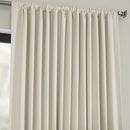 HPD Half Price Drapes BOCH-LN1857-84-DW Faux Linen Extra Wide Blackout Room Darkening Curtain, 100 X 84, Oatmeal