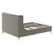 Little Seeds Ambrosia Diamond Tufted Upholstered Design Daybed and Trundle Set, Twin Size Frame, Light Grey