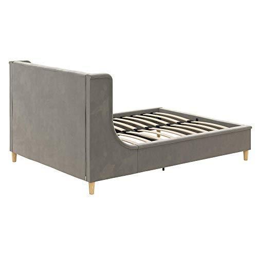 Little Seeds Ambrosia Diamond Tufted Upholstered Design Daybed and Trundle Set, Twin Size Frame, Light Grey