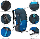 G4Free Lightweight Packable Hiking Backpack 40L Travel Camping Daypack Foldable