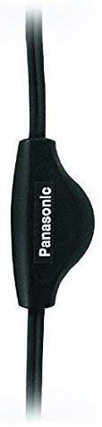 Panasonic Headphones RP-HT161-K Full-Sized Over-the-Ear Lightweight Long-Corded (Black)