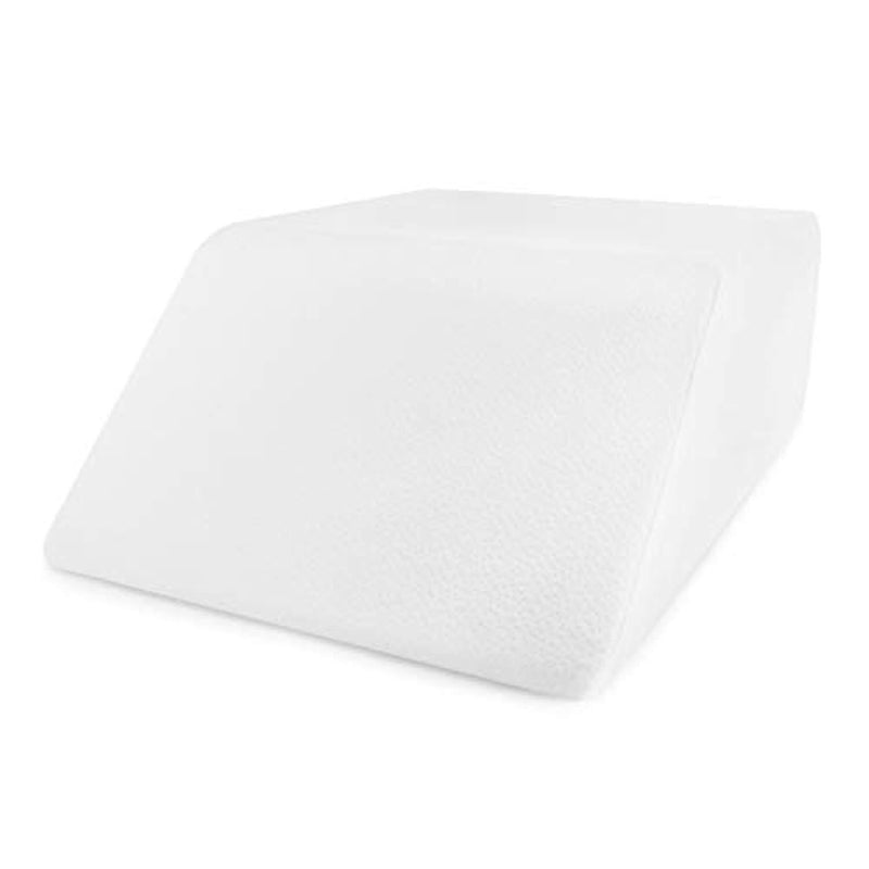 Restorology Elevating Memory Foam Leg Rest Pillow - Best Wedge Pillow - Reduces Back Pain & Improves Circulation - Includes Removable Cover