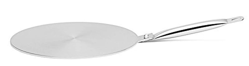 9.25inch Stainless Steel Coffee Milk Cookware Simmer Ring Induction Hob Plate Heat Diffuser Medium by RAINBEAN