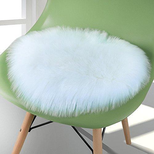 PAGISOFE Soft Faux Sheepskin Fluffy Rugs for Bedroom Kids Room, High Pile Faux Fur Area Rug Bedside Floor Carpet Photography, 3x5 Feet Rectangular Grey