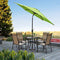 Grand Patio 10 FT Super Sturdy Aluminum Patio Umbrella, UV Protected Outdoor Umbrella, Green