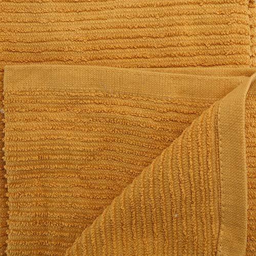 KAF Home Mixed Flat & Terry Kitchen Towels | Set of 6 18 x 28 Inches | 4 Flat Weave Towels for Cooking and Drying Dishes and 2 Terry Towels, for House Cleaning and Tackling Messes and Spills (Teal)