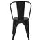 POLY & BARK EM-112-BLK-X4 Trattoria Side Chair in in Black (Set of 4)