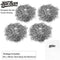 hatisan 4Pcs Large Cheerleader Pom Poms, Pom Poms Cheerleading Metallic Foil & Plastic Ring Pompoms Cheerleader, Cheerleading Poms Accessory Pompoms Cheer for Sports Team Spirit Cheering