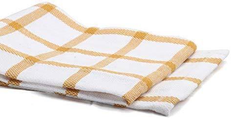 KAF Home Mixed Flat & Terry Kitchen Towels | Set of 6 18 x 28 Inches | 4 Flat Weave Towels for Cooking and Drying Dishes and 2 Terry Towels, for House Cleaning and Tackling Messes and Spills (Teal)