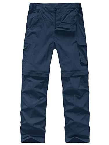 Mens Hiking Pants Adventure Quick Dry Convertible Lightweight Zip Off Fishing Travel Mountain Trousers