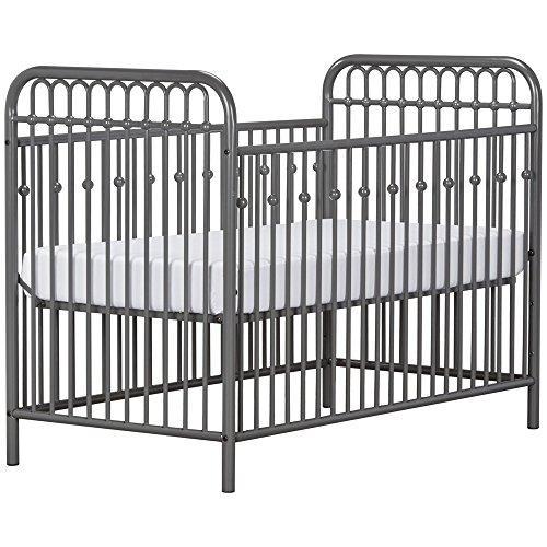 Little Seeds Monarch Hill Ivy Metal Crib, Gold