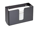 Alpine Industries Acrylic Wall-Mounted Paper Towel Dispenser - Single or Multiple Towel Retrieval - Bi Fold and C Fold (Black)