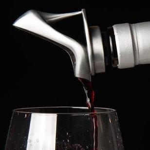 TenTen Labs Wine Aerator Pourer (2-pack) - Decanter Premium Aerating Spout - Gift Box IncludedStainless Steel Zombie Wine Aerator Pourer - Deluxe Decanter Spout for Robust Red and White Wine - Pour Amore Bottle Pourer/Stopper & Air Diffuser