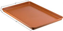 Ceramic Coated Cookie Sheet 17.3" x 11.6" - Premium Nonstick, Even Baking, Dishwasher and Oven Safe - PTFE/PFOA Free - Red Cookware and Bakeware by Bovado USA