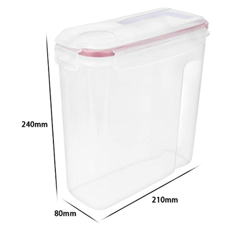 Cereal Container,MCIRCO Food Storage Containers,Airtight Flour Containers Keeper (16.9 Cup 135.2oz) Set of 4