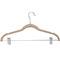 Home-it 10 Pack Clothes Hangers with clips -  IVORY Velvet Hangers for skirt hangers - Clothes Hanger - pants hangers - Ultra Thin No Slip