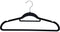 Relentless Group 50-Pack Non-Slip Sturdy Velvet Hangers with Accessory Bar. Ultra-Thin and Space Saving (Grey)