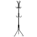 INTEY Wall Mounted Coat Rack, Heavy Duty Hooks Hanger Rack for Coats, Bags, Scarves, Towels and Umbrellas, Stainless Steel (8 Hooks)