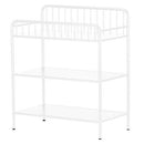 Little Seeds Rowan Valley Lanley Metal Crib and Changing Table Set, Black