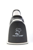 PriorityChef Knife Sharpener for Straight and Serrated Knives, 2-Stage Diamond Coated Wheel System, Sharpens Dull Knives Quickly, Safe and Easy to Use