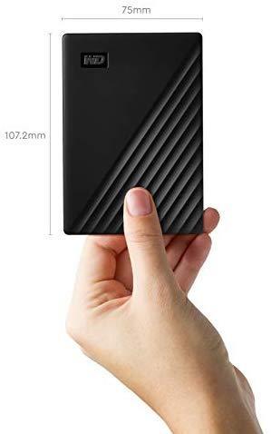 WD 2TB My Passport Portable External Hard Drive, Black - WDBYVG0020BBK-WESN