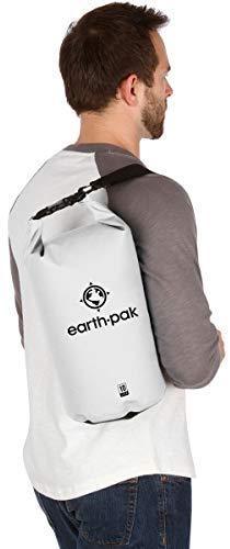 Earth Pak -Waterproof Dry Bag - Roll Top Dry Compression Sack Keeps Gear Dry for Kayaking, Beach, Rafting, Boating, Hiking, Camping and Fishing with Waterproof Phone Case