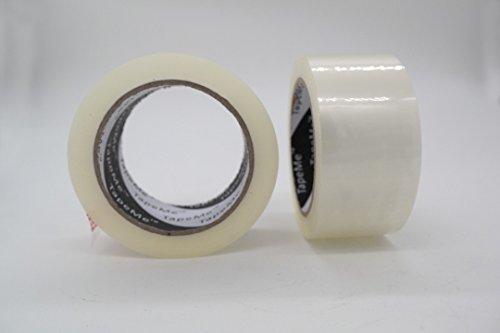 TapeMe Clear Packing Tape - 60 Yards Per Roll - 2.7mil (12 Rolls)