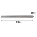 Onlyfire Gas Grill Replacement Stainless Steel Flavorizer Bars/Heat Plate/Heat Shield for Weber Genesis 300 Series Grill (Side-Mounted Panel), Set of 5, 24 1/2'' x 2 2/5'' x 2 2/5''